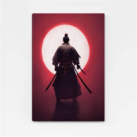 Red Samurai Wall Art | MusaArtGallery™