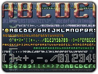 Bitmap Font Pack | OpenGameArt.org