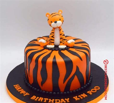 50 Tiger Cake Design (Cake Idea) - October 2019 | Tiger cake, Tiger birthday, Rainbow birthday cake