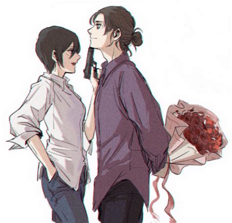 Eren/Mikasa, Attack On Titan, Eren / 堆积 - pixiv | Attack on titan ships, Attack on titan eren ...