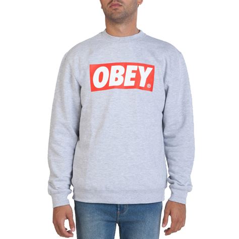 Obey Clothing The Box Crew Sweatshirt | evo outlet