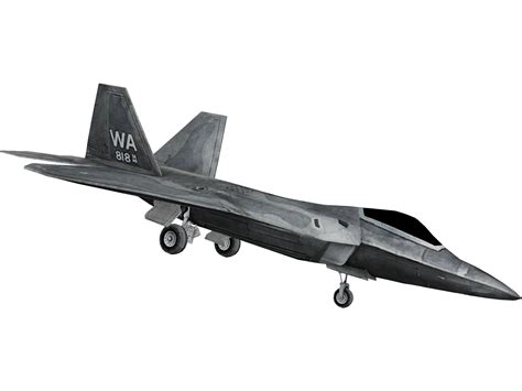 F-22 Raptor 3D Model - 3DCADBrowser