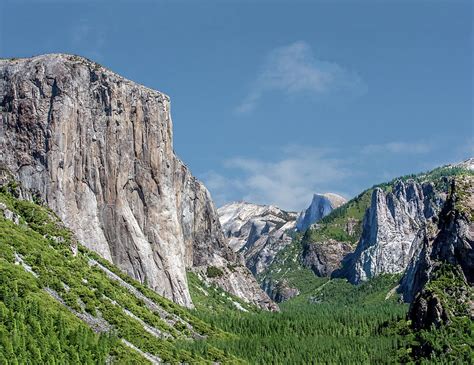 El Capitan, Three Brothers and Half Dome Photograph by William Bitman - Pixels