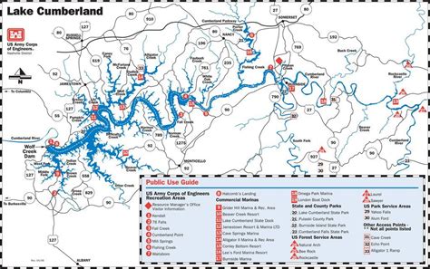 Lake Cumberland State Park Map