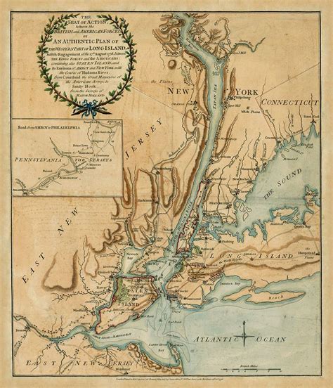 Map of the Battle of Long Island, New York, 1776 (With images) | Revolutionary war, Today in ...