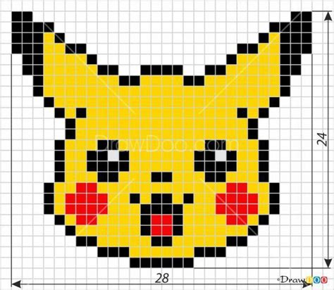 Pin by Ulku Asena on şelale | Pixel art pokemon, Minecraft pixel art, Pikachu