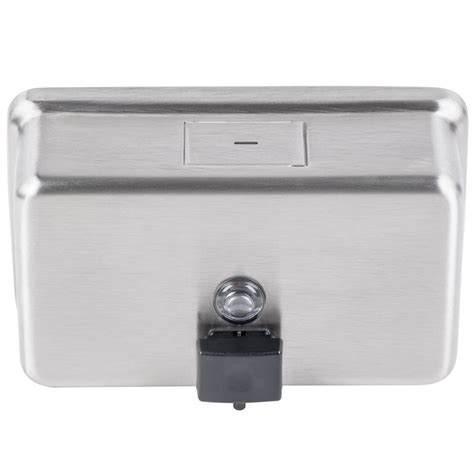 Bobrick B-2112 Commercial Soap Dispenser, Stainless Steel, Horizontal ...