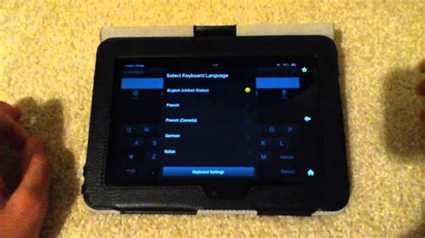 Keyboard Settings For Kindle Fire HD - YouTube