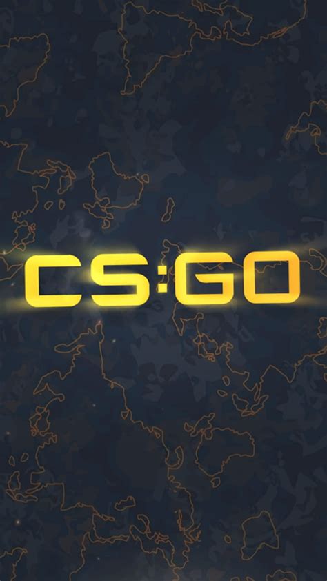 CS GO, counter, strike, global, ofensive, logo, yellow, word, HD phone wallpaper | Peakpx