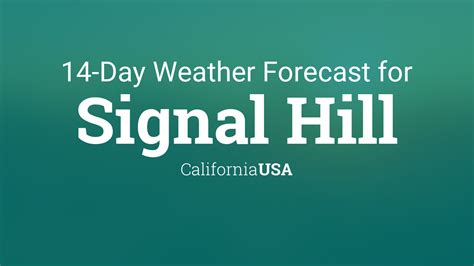 Signal Hill, California, USA 14 day weather forecast