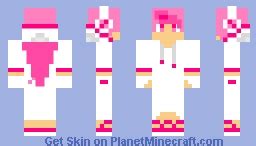 Gamer Girl (Loose Hair - Pink) Minecraft Skin