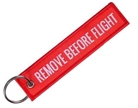 Remove Before Flight Keychain KM Tactical