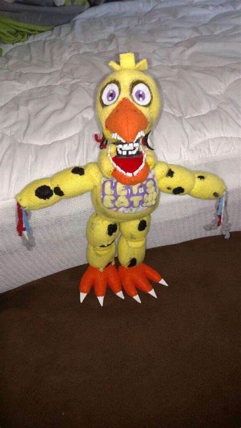 Withered chica plush! | Crafty Amino