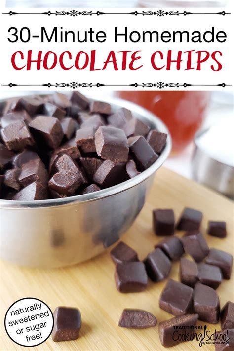 How To Make Chocolate Chips (sugar-free option!)