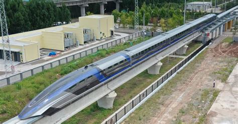 China unveils 'world's fastest' high-speed maglev train capable of ...