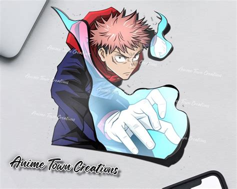 Jujutsu Kaisen Itadori Yuji Cursed Energy Sticker Sticker – Anime Town Creations