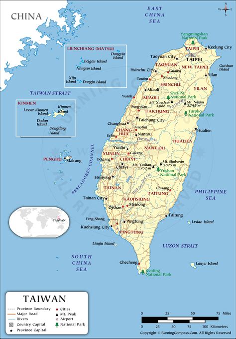 Taiwan Map HD