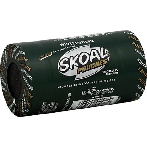 Skoal Smokeless Tobacco, Classic Wintergreen, Pouches | Tobacco | Market Basket