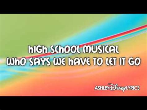 High School Musical High School Musical Lyrics Video HD - YouTube