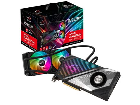 ASUS ROG STRIX Radeon RX 6800 XT Video Card ROG-STRIX-LC-RX6800XT-O16G ...