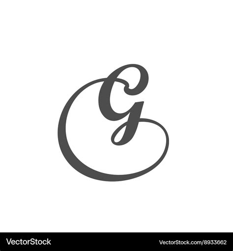 Letter g logo design template Royalty Free Vector Image