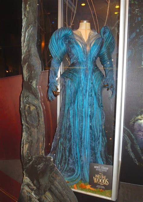 Meryl Streep Into the Woods blue Witch costume, designed by Oscar ...