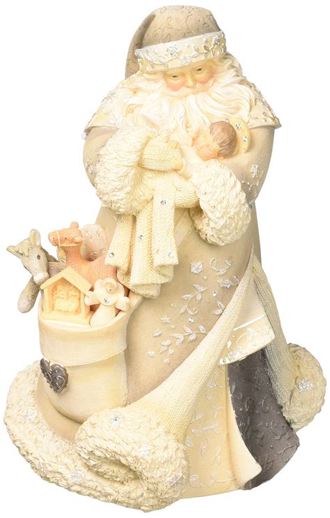 Enesco Foundations 6001153 Santa With Baby Jesus Figurine, 7.68 ...