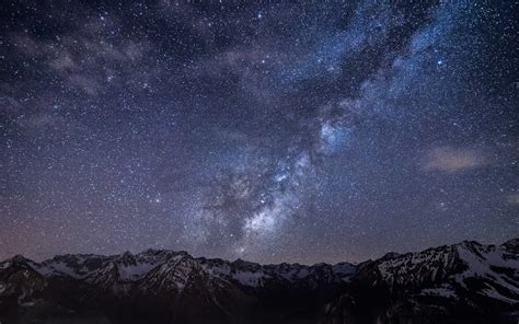 600x1024 resolution | brown mountain, stars, night, landscape, starry ...