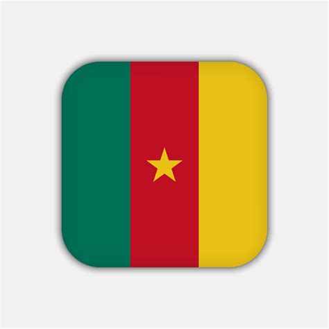 Cameroon flag, official colors. Vector illustration. 10794397 Vector Art at Vecteezy