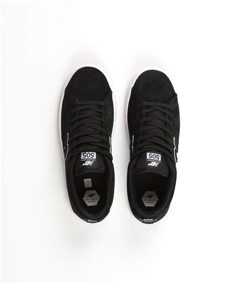 New Balance Numeric 505 Shoes - Black / White | Flatspot