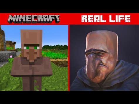 Minecraft Villager in Real Life !!! Minecraft Vs Real Life Animation Part 5 - YouTube