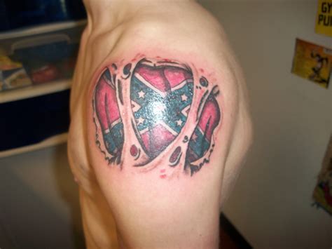 Rebel Flag Tattoos Designs, Ideas and Meaning | Tattoos For You