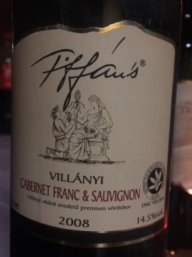 Tiffán's Villányi Cabernet Franc - Sauvignon | Vivino US