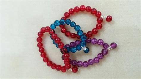 Glass bead bracelets | Glass beaded bracelets, Handmade jewelry, Beaded bracelets