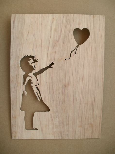 Banksy Girl With Balloon Stencil