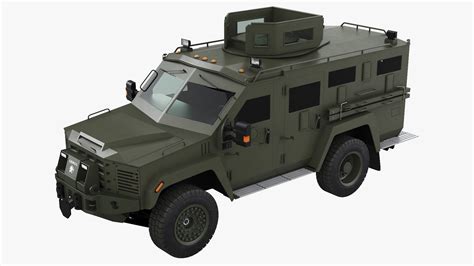 3D Lenco BearCat G3 - off Road Armored Vehicle Green - TurboSquid 1902021