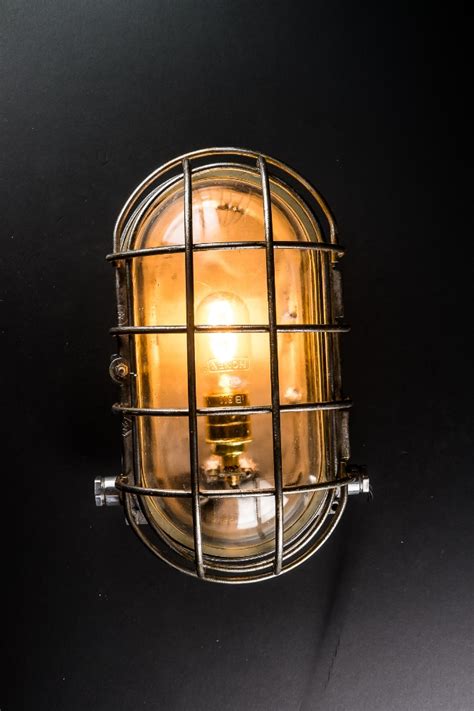 Large Vintage Bulkhead Wall Light — Felix Lighting Specialists | Vintage Industrial Lighting