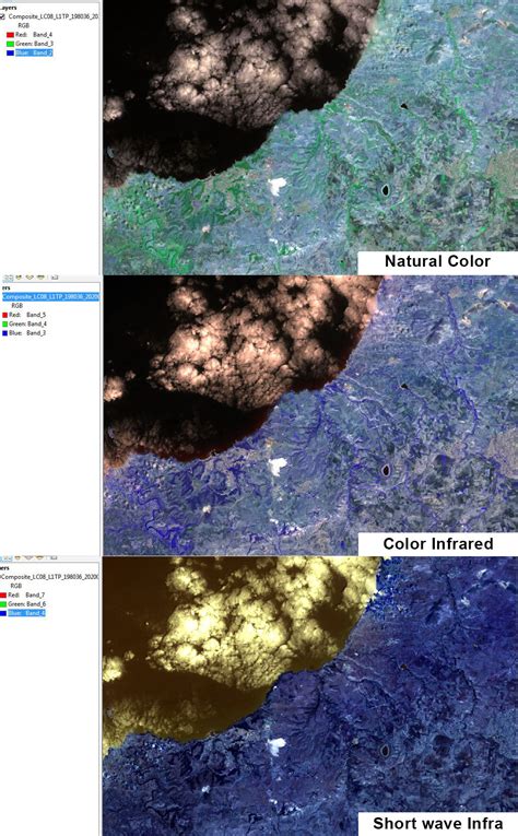 arcgis desktop - Landsat 8 band combinations aren't appearing the way they should in ArcMap ...