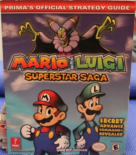 Mario & Luigi Superstar Saga GameBoy Advance Strategy Guide Prima Sale