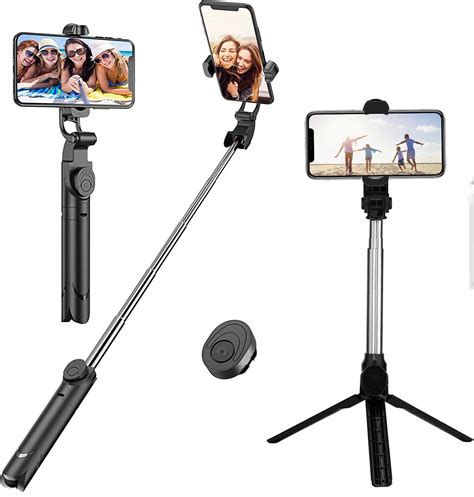 Extendable Selfie Stick Camera Tripod Bluetooth For iPhone Samsung Cell Phone | eBay