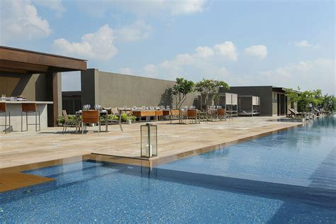 Tara-an open rooftop lounge located at the Roseate House New Delhi Aerocity