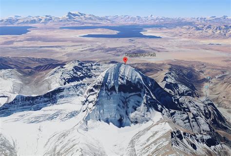 AERIAL VIEW OF MOUNT KAILASH