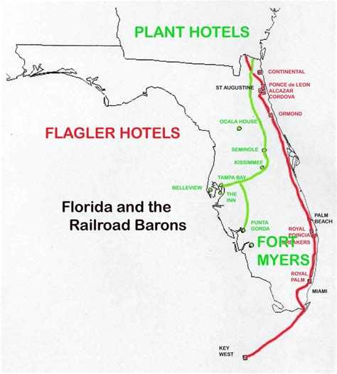 South Florida Railroad - Wikipedia - Florida Railroad Map - Printable Maps