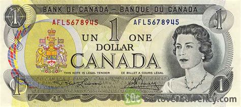 1 Canadian Dollar series 1974 Scenes of Canada - exchange yours