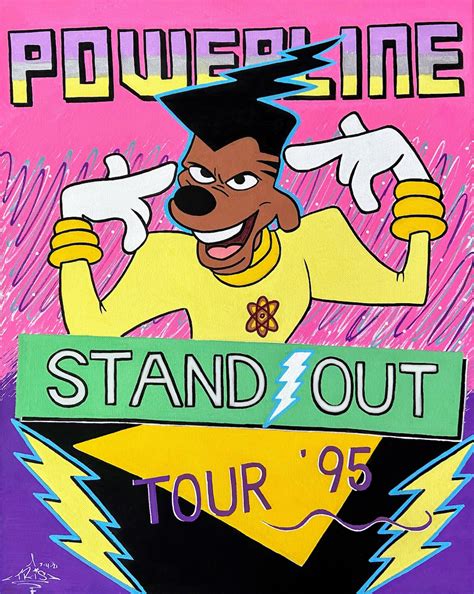 Powerline from A Goofy Movie Painting PRINT - Etsy