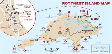 Rottnest Island Map Of Accommodation - Chrysa Bobinette