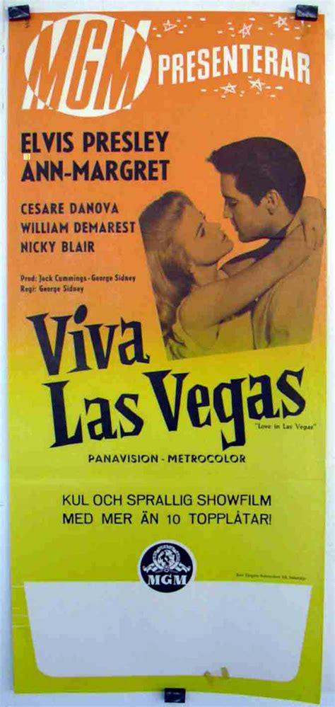 "VIVA LAS VEGAS" MOVIE POSTER - "VIVA LAS VEGAS" MOVIE POSTER