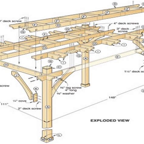 Pergola Plans Designs no. 1791 | Beautiful DIY Garden Pergola Designs To Build Yourself To ...