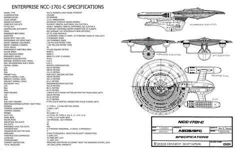 Star Trek Blueprints: Starfleet Vessel: Ambassador Class Starship U.S.S. Enterprise NCC-1701-C