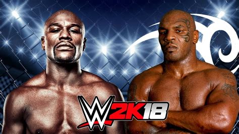 FLOYD MAYWEATHER vs MIKE TYSON! | WWE 2K18 Gameplay - YouTube